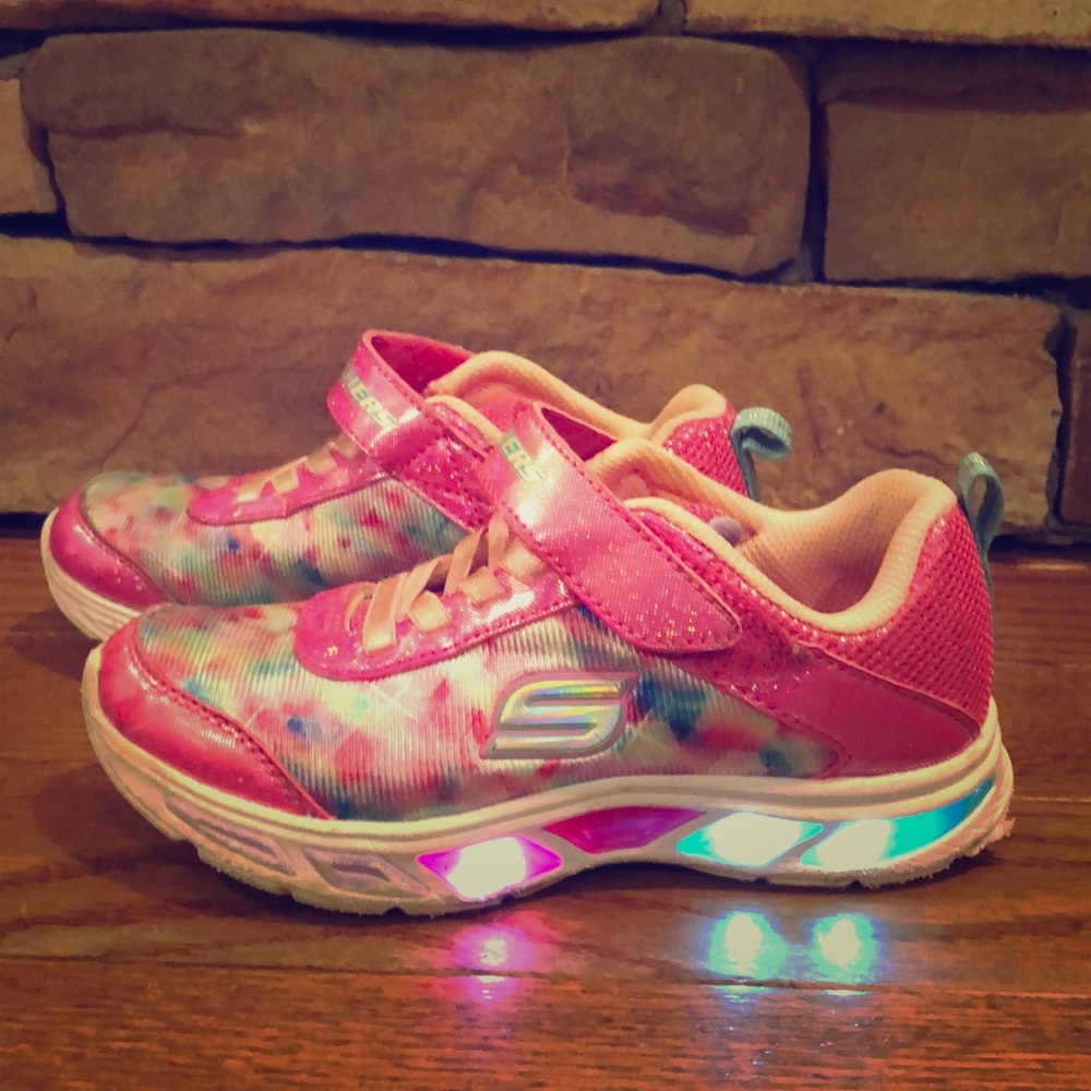 Multicolored Light up Sneakers